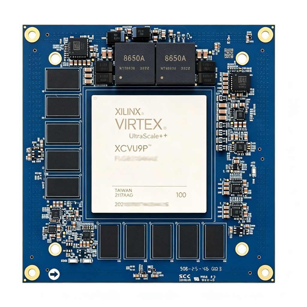AMD Xilinx XCVU9P Virtex UltraScale+ FPGA сверхскоростной волоконный SoM